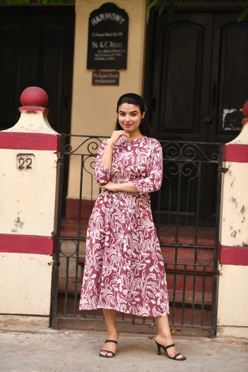 Angel Wardrobe:Presenting new launch midi slit dress for women