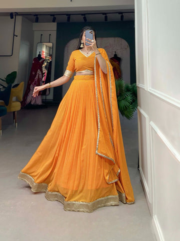 Angel Wardrobe: Presents Georgette Lehenga Choli
