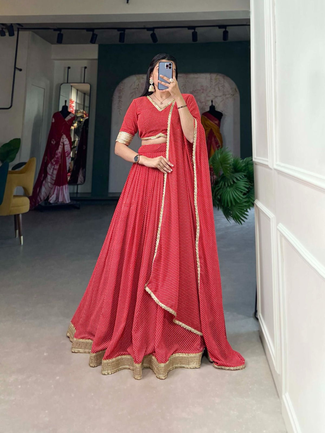 Angel Wardrobe: Presents Georgette Lehenga Choli