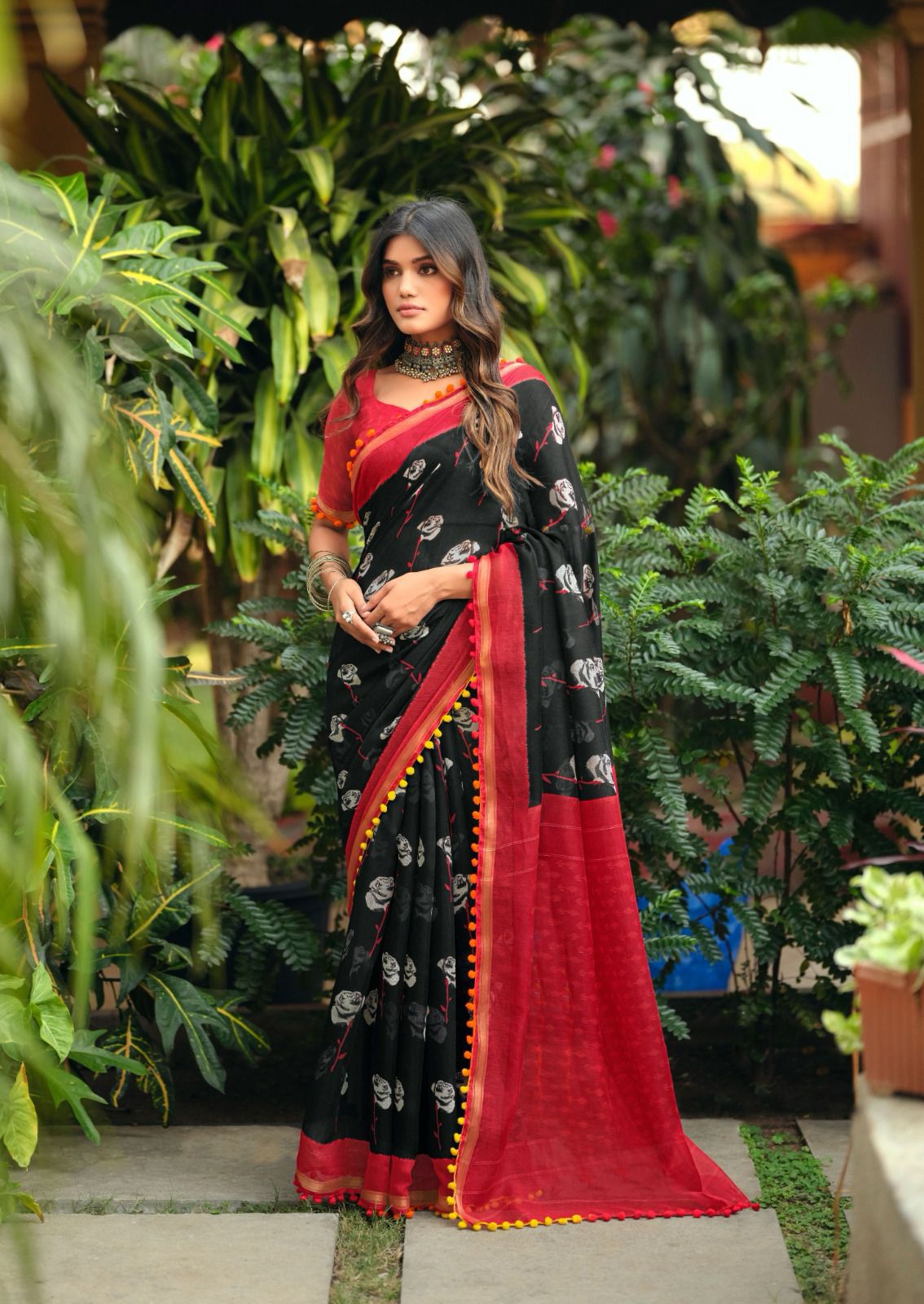 Angel Wardrobe: Presents Gajanand Saree