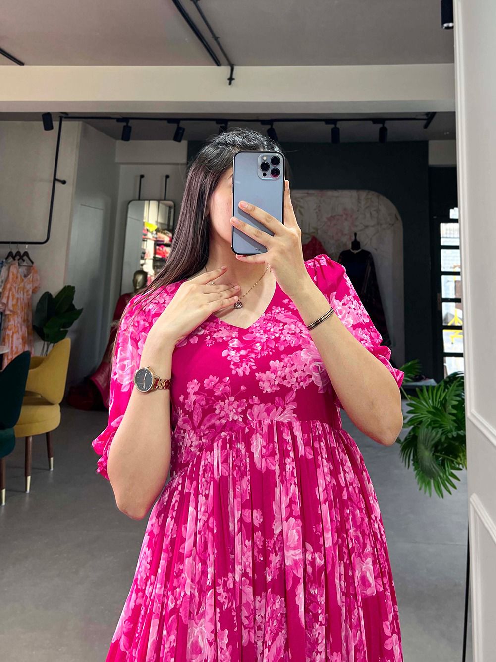 Angel Wardrobe: Sizzling Summer Style Alert : This georgette Floral Frock is a Must-Have for Your Wardrobe