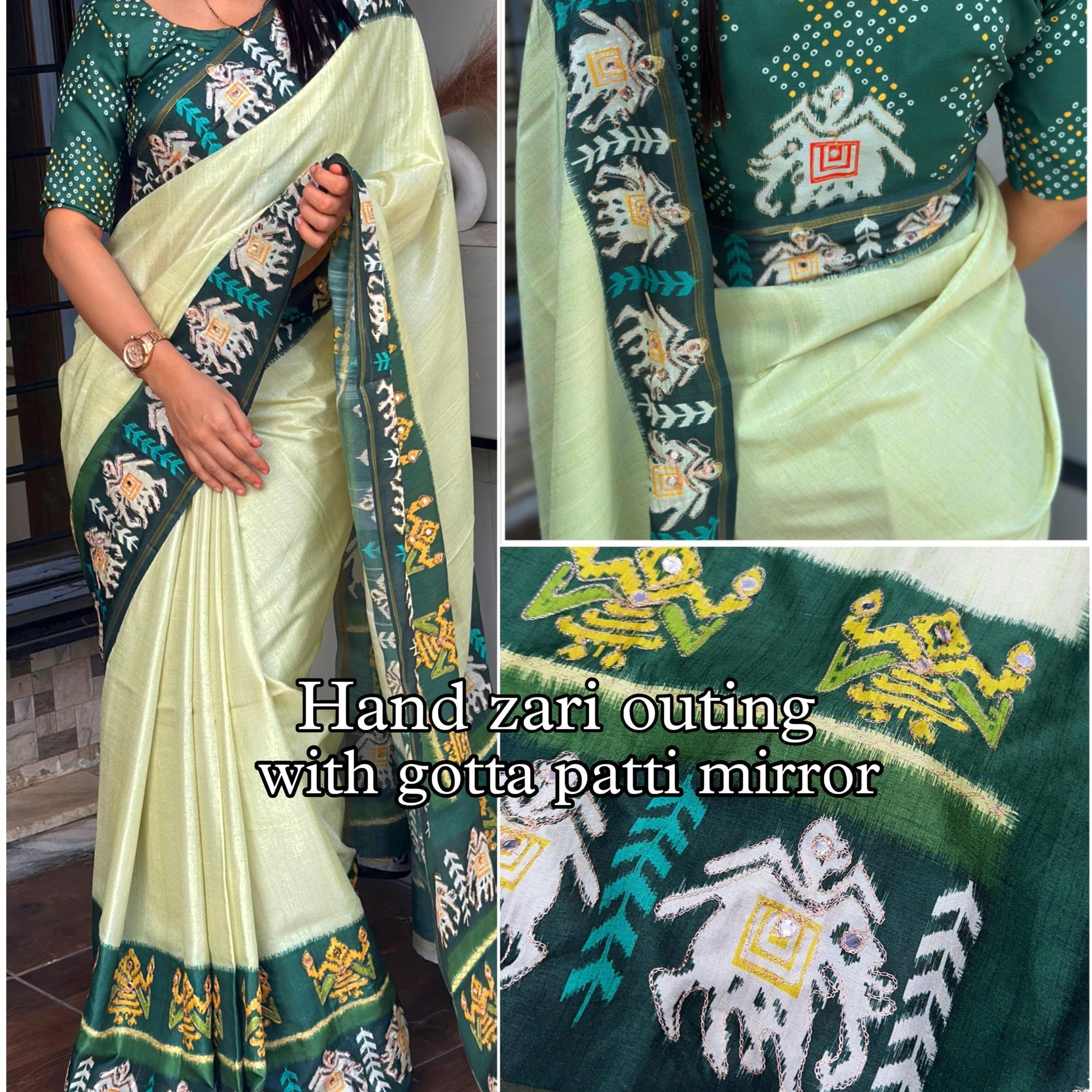 Angelwaedrobes presents tusser cotton silk Mahima