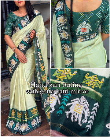 Angelwaedrobes presents tusser cotton silk Mahima