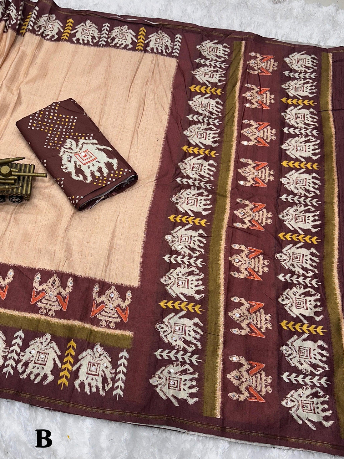 Angelwaedrobes presents tusser cotton silk Mahima